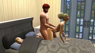 Dad And Son Fuck Mom
