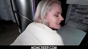 MomCreep  -  Comme ci Hot MILF Stepmom Fucks stepson In Kitchen- Lisey Sweet
