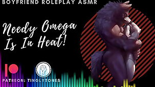Needy Omega Is In Heat! Boyfriend Roleplay ASMR. Male voice M4F Audio Only