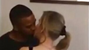 Tiny blonde wife has a dark cuckolding adventure