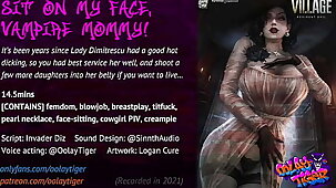 Lady Dimitrescu - Sit on my face, Vampire Mommy! (18 EroAudio)