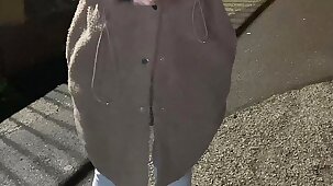 Offered cigarettes to flash and piss on streets