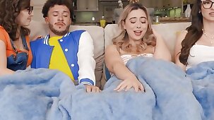 Lexi Luna Plays With Chloe Surreal Before Sharing Her Bf's Dick With Her Stepdaughter Leana Lovings - Brazzers